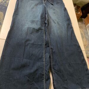 Express women’s wide leg jeans